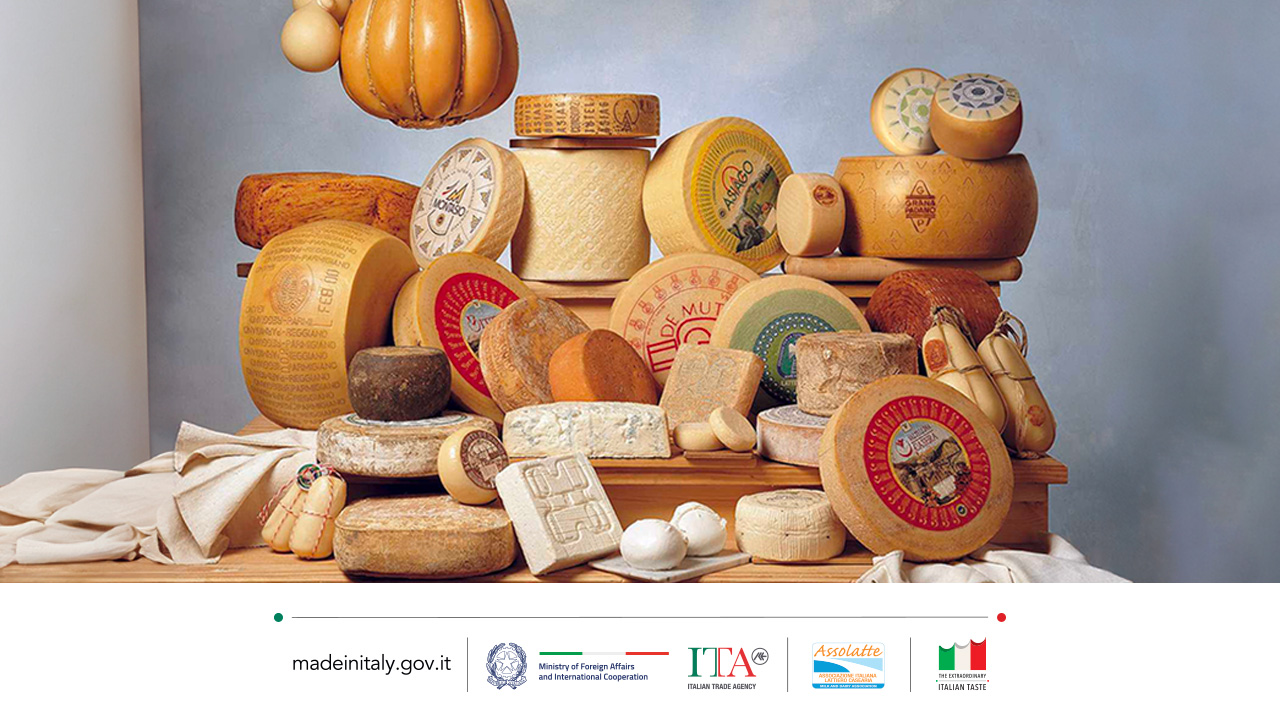 Les fromages italiens